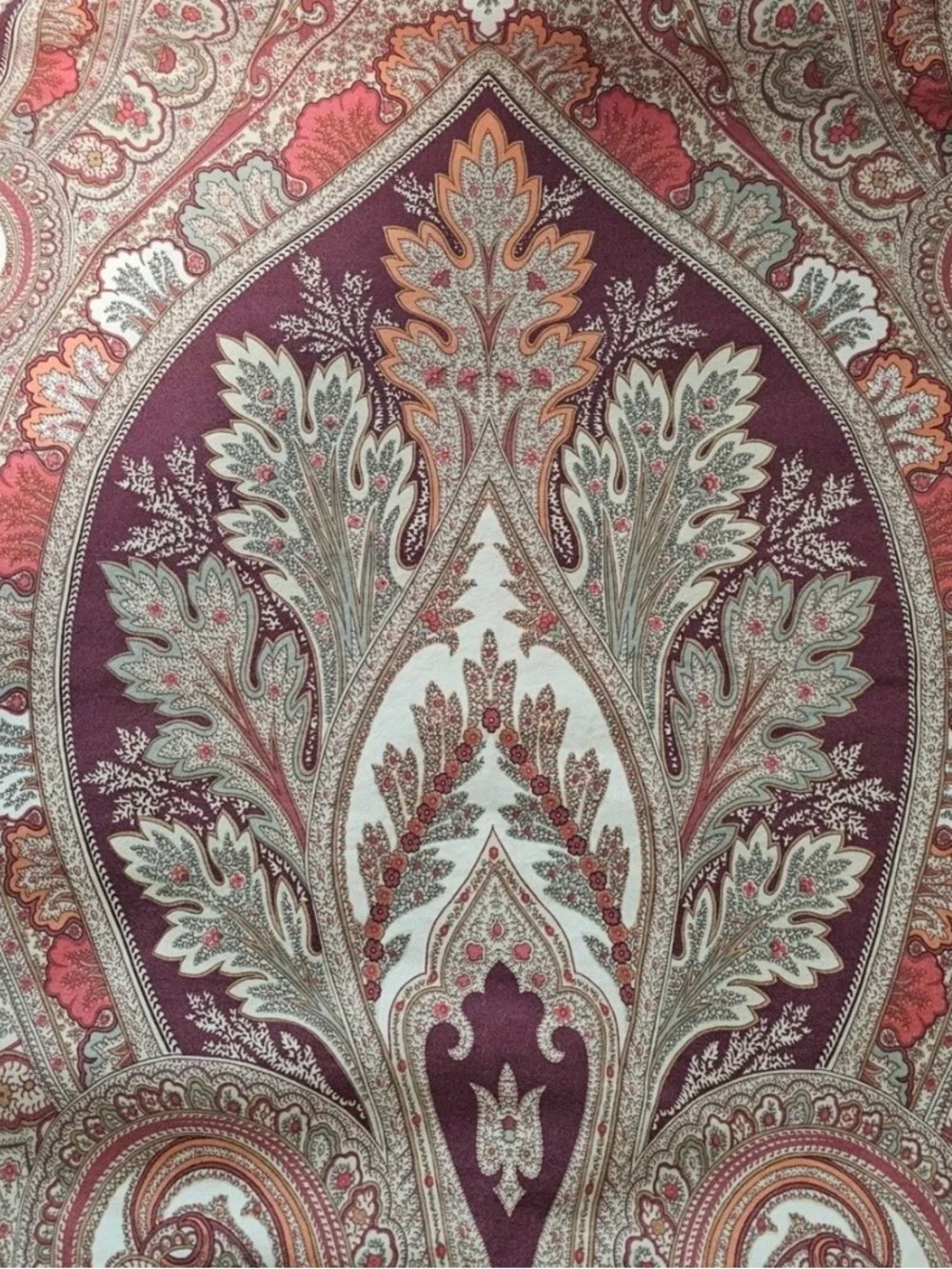 Pottery Barn Caesarea Paisley Rare King Duvet Cover